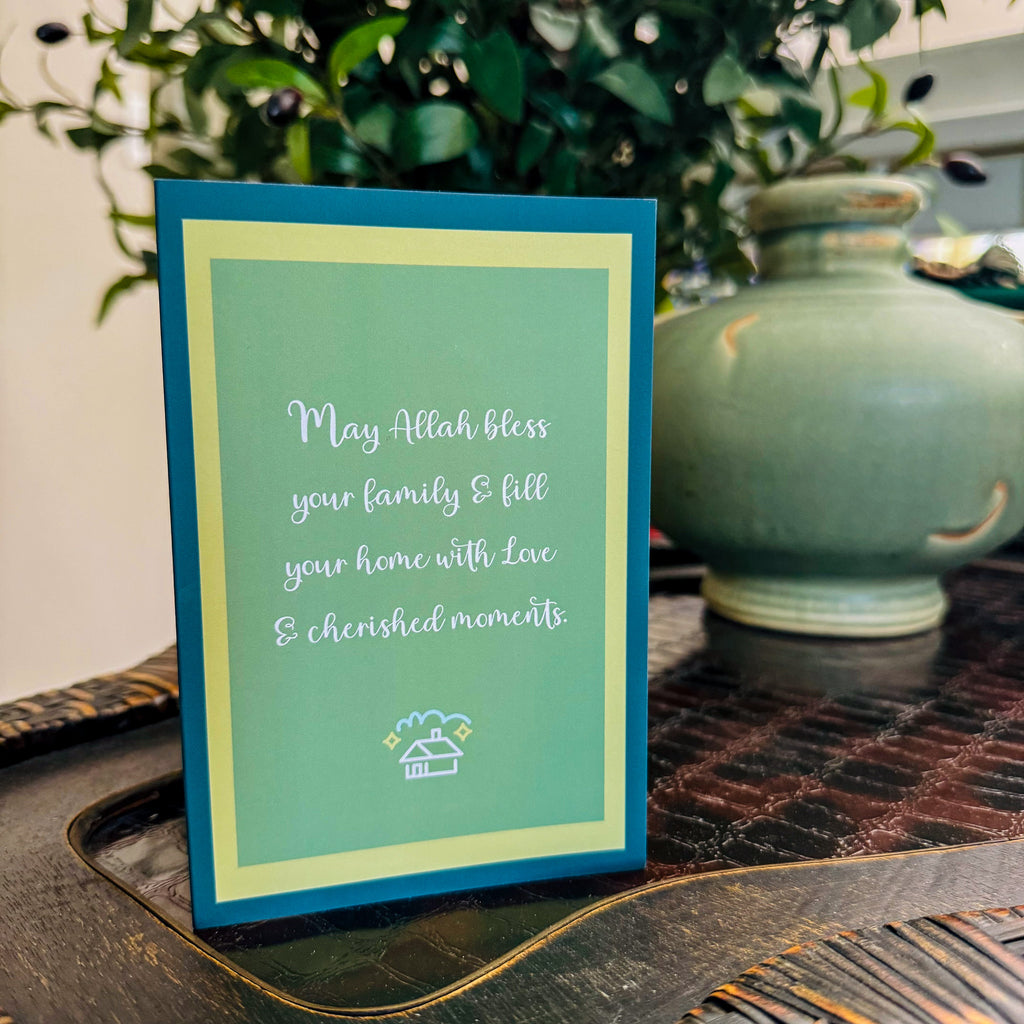 Share blessings with Hidayah Greeting Cards, crafted to convey warmth and hospitality. Personalize each card with heartfelt messages for any occasion.